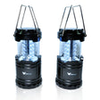 G & F Ultra Bright LED Lantern 2-Pack for Hiking and Camping - Long-Lasting, 800 Lumens Light Output - Battery-Powered Outdoor Lanterns