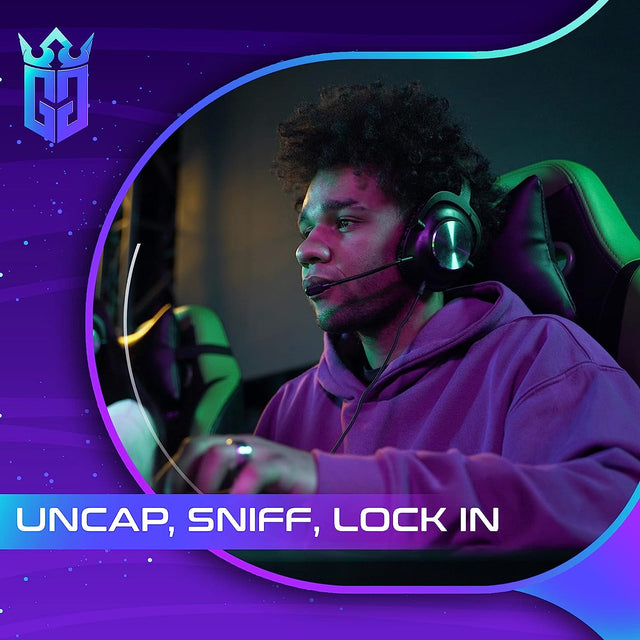 GIT GUD Gaming Vapor Inhaler 4-Pack | Energy, and Focus Amplifier | Stimulating, Smelling Vapors for Instant Wake up | Powerful, Reusable Mint, 1000+ Uses, Aromatherapy | Winnermint (Wintergreen)