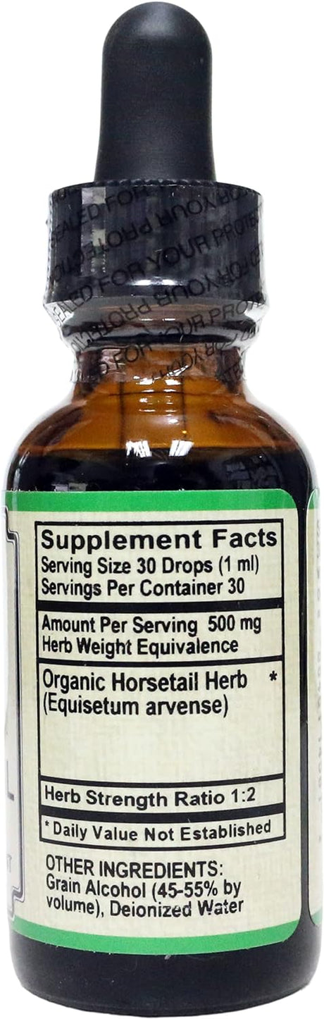 Horsetail Herb Tincture (Organic Equisetum Arvense) HSR 1:2