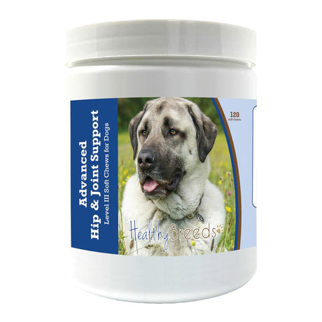 Healthy Breeds Anatolian Shepherd Dog Advanced Hip & Joint Support Level III Soft Chews for Dogs 120 Count