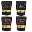 Jaiccha Ghasitaram Pack of 4 (200 GMS) - MEWA Bites 800 GMS in Black Paper Pouch