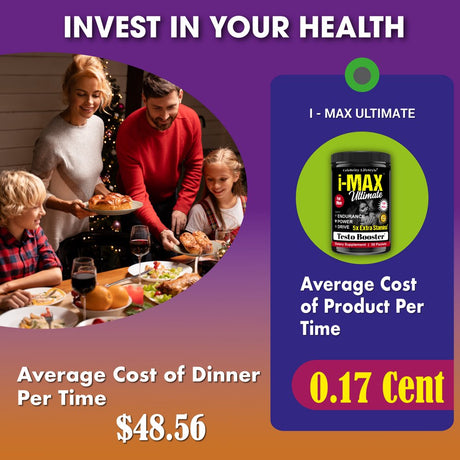 I-Maxx Ultimate Testosterone Supplement for Men, Libido Enhancing 150 Capsules by Celebrity Lifestyle