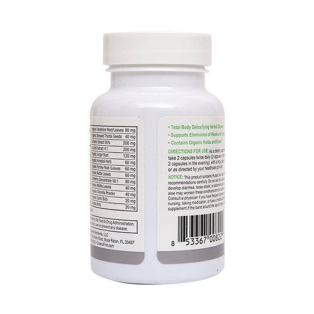 Greens First Full Body AM/PM Cleanse Made with Organic Ingredients, 5-Day Cleanse, 20 Veggie Capsules