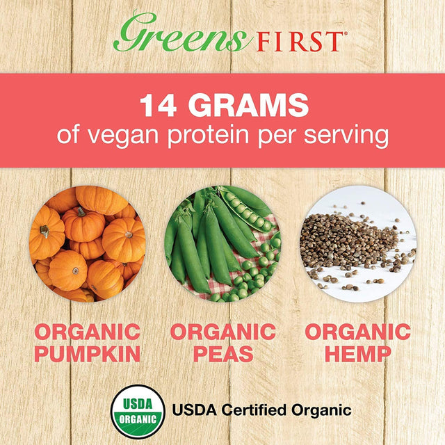 Greens First Dream Protein Plant Based – USDA Organic Dietary Supplement – Vegan Protein Powder – Nutritional