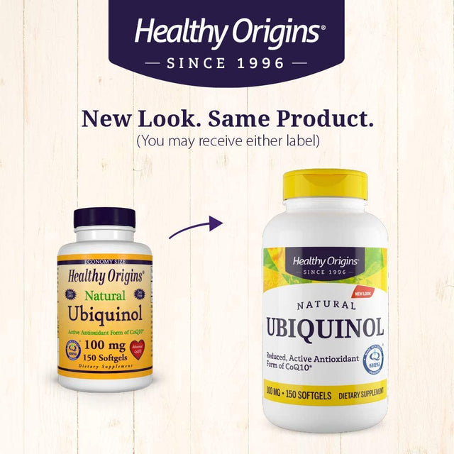 Healthy Origins Ubiquinol 100 Mg (150 Softgels)