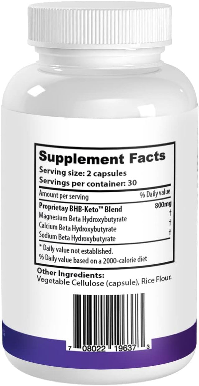Keto Advanced Formula Diet BHB Pills - Ketogenic All Natural, Support Metabolism, Manage Cravings Keto BHB Supplement for Men & Women - Utilize Fat for Energy with Ketosis, 60 Capsules