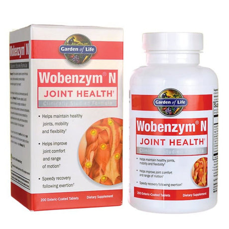 Garden of Life Wobenzym'N Joint Health 200 Tabs