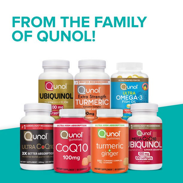 Qunol Magnesium (180 Count) 3 in 1 Capsules with Calcium, Zinc, and Magnesium, Bone, Nerve, and Muscle Health Supplement