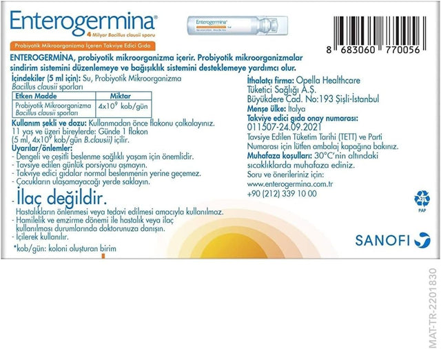 Adult Liquid 4 Billion Cfu/5Ml 20Vials