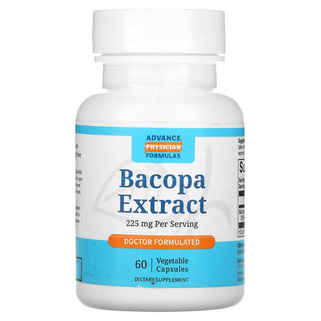 Advance Physician Formulas Bacopa Extract, 225 Mg, 60 Vegetable Capsules