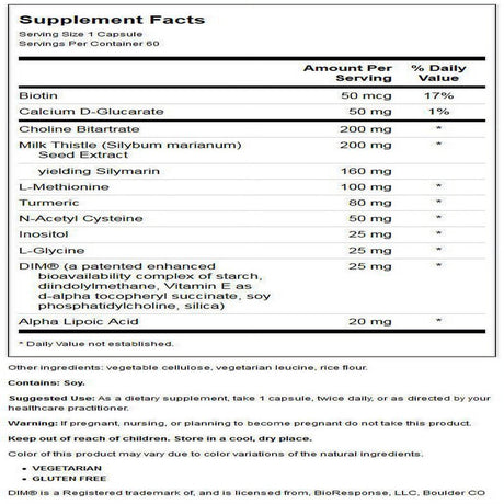 Hepaticlear, 60 Capsules, Davinci Laboratories of Vermont