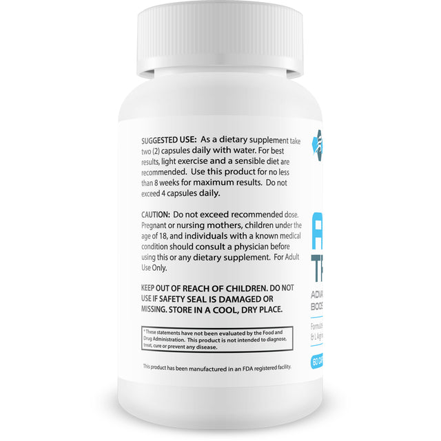 Alphentyx Health Alpha TRT - Maximum Strength - Advanced Testosterone Booster - Increase Energy and Lean Muscle Mass - 60 Count