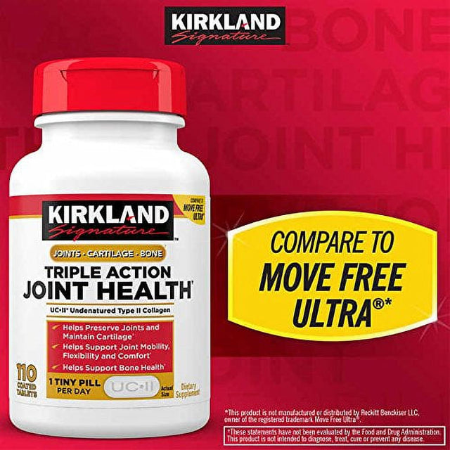 KS Expect More Triple Action Joint Health, 110 Coated Tablets