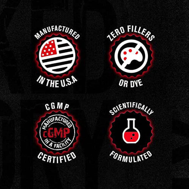 Jacked N.O. XT Nitric Oxide 180 Capsules with Nitrosigine L Arginine & L Citrulline for Muscle Growth, Pumps, Vascularity, & Energy