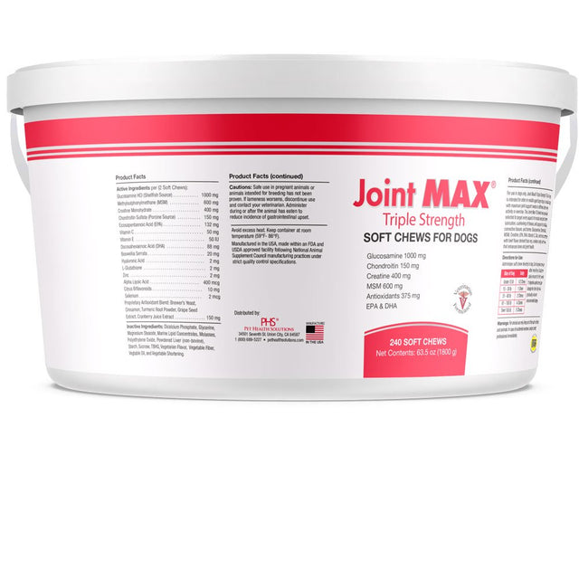 Joint MAX Triple Strength Soft Chews, 240 Chews