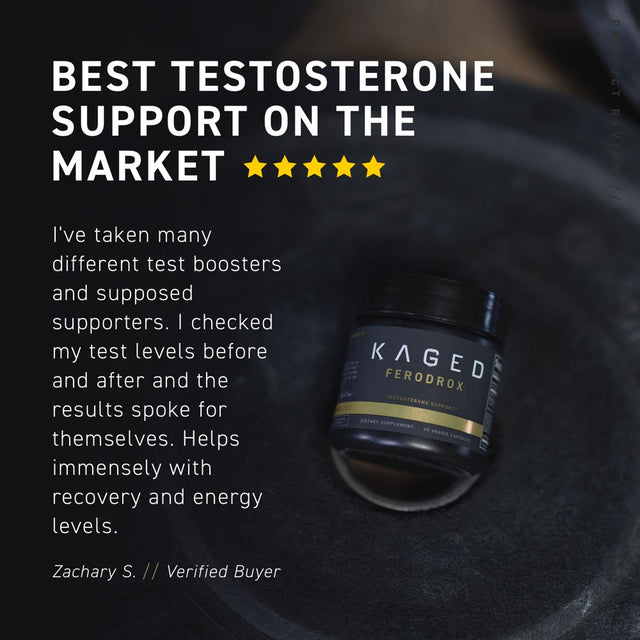 Kaged Ferodrox Ultra-Premium Testerone Pills for Men