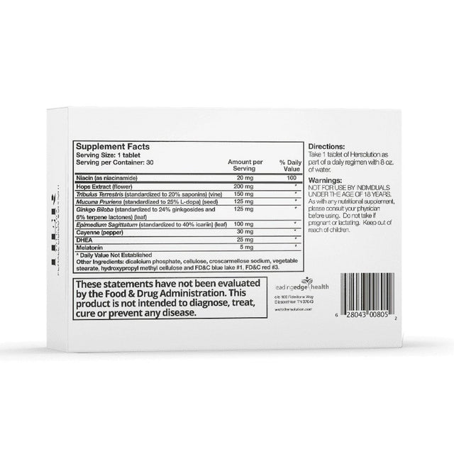 Hersolution Pills: Her Sexual Stimulant Solution 4 Month Supply