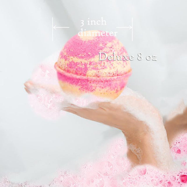 Ivy & Bauble Handmade Tropical Fruit Scent Jewelry Bath Bombs with Surprise Ring|Made in USA | No Paraben, No Preservatives, No Phosphate| Therapeutic Moisturizer for Bubble & Spa Bath| 8Oz- Size 5