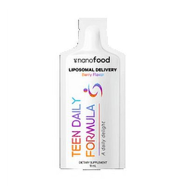 Codeage Nanofood Multivitamin Liquid for Teenagers Boys Girls, Zinc, Teen Daily Support, 30 Pouches