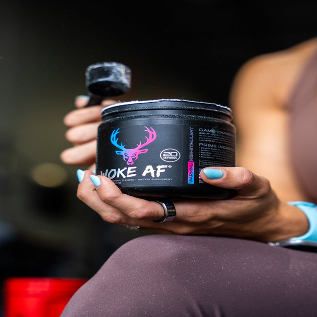 Bucked up Woke AF Pre-Workout Powder, Increased Energy, Miami, 333Mg Caffeine, 20 Servings