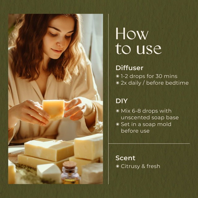 Gya Labs Active Energy Essential Oil Blend for Diffuser - Natural for Aromatherapy Oils Energy, Essential Oils Rejuvenating & Refreshing (10Ml) - 100% Natural