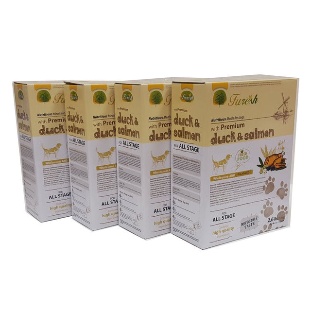 Alpha Dog Series All Natural Limited Ingredients Premium Dry Dog Food Kibble, Duck and Salmon Recipe, Complete Balanced Health, for Puppies and Small and Medium Breed Dogs (All Stages) - 2.6 Lbs.