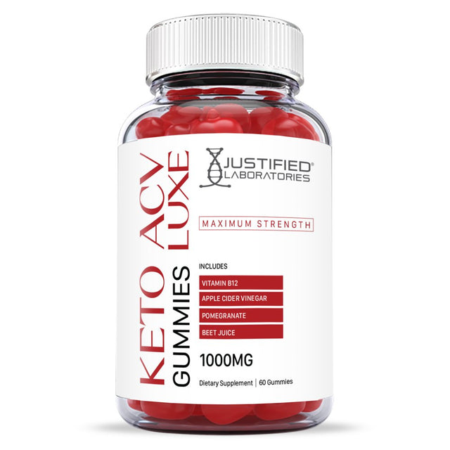 (5 Pack) Luxe Keto ACV Gummies 1000MG Dietary Supplement 300 Gummys