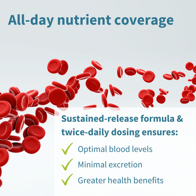 Igennus Super B-Complex, Methylated & Sustained Release B Complex Supplement, Vegan, 180 Small Tablets