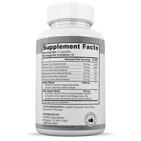 (5 Pack) Mach 5 Keto ACV MAX Pills 1675Mg Dietary Supplement 300 Capsules