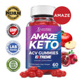 Amaze Keto Extreme ACV Gummies 2000Mg Dietary Supplement 60 Gummys