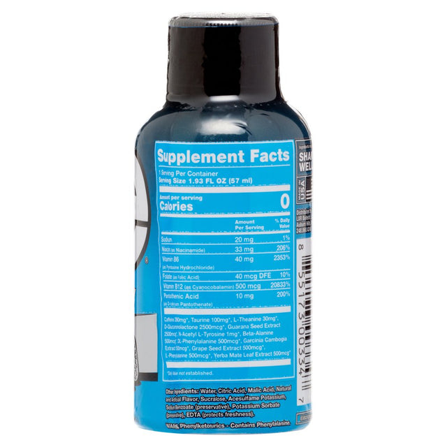 Eternal Energy Shot, Extra Strength, Berry 1.93 Oz, 12 Count