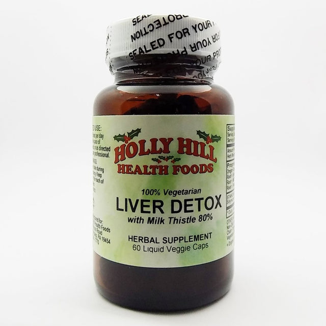 Holly Hill Health Foods, Liver Detox (With Milk Thistle), 60 Liquid Vegetarian Capsules