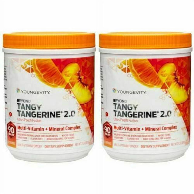BTT 2.0 Citrus Peach Fusion 480 G Canister (Twin Pack) by Youngevity