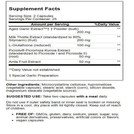 Kyolic Liver Support 50 Vegan Caps