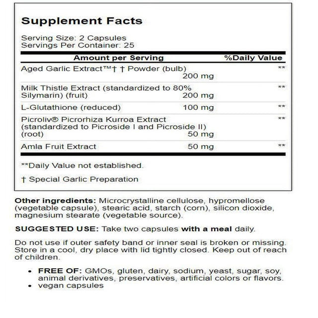 Kyolic Liver Support 50 Vegan Caps