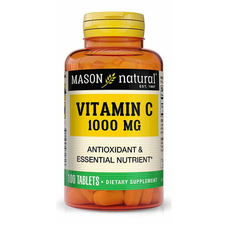 Mason Natural Vitamin C 1000 Mg - Supports Healthy Immune System, Antioxidant Supplement, 100 Capsules