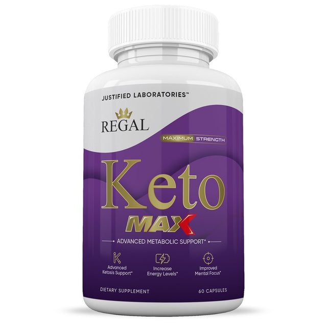 (5 Pack) Regal Keto Max 1200MG Pills Includes Apple Cider Vinegar Gobhb 300 Capsules