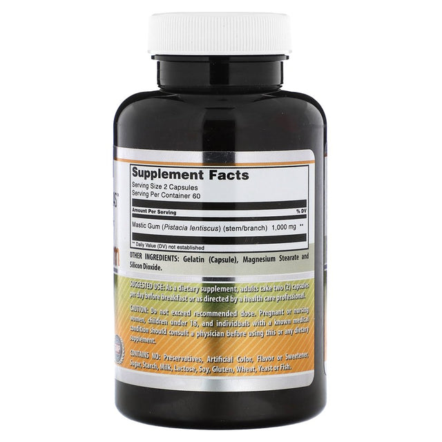 Amazing Formulas Mastic Gum 500 Mg 120 Capsules