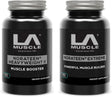 LA Muscle the Norateen Combo II - Extreme Natural Testosterone Booster Muscle Building Anabolic Supplement Stack for Stamina, Endurance, Strength and Fast Muscle Gain - 84 Pills