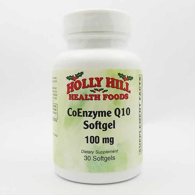 Holly Hill Health Foods, Coenzyme Q10 100 MG, 30 Softgels