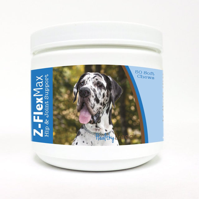 Healthy Breeds Great Dane Z-Flex Max Dog Hip & Joint Care Soft Chews 50 Count