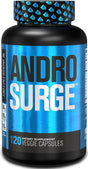 Jacked Factory Androsurge Estrogen Blocker for Men - Natural Vitality Support for Men & anti Estrogen Aromatase Inhibitor - Vitality Booster, Muscle Builder - DIM Long Jack & More, 120 Veggie Pills