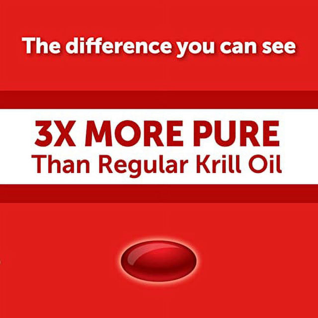 Megared Advanced 4 in 1 Omega-3 Fish Oil & Krill Oil Softgels, 500 Mg, 40 Ct, 2 Pack