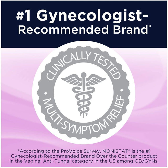 6 Pack Monistat 7 Vaginal Antifungal Cream with Disposable Applicators 1.59Oz Ea