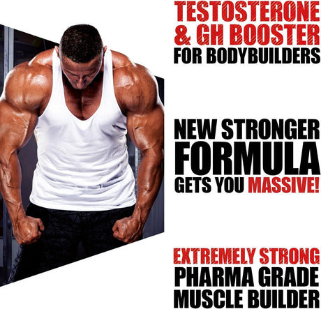 LA Muscle Norateen Extreme (1 Month Supply) - Muscle Building Mass Weight Gainer Bulk Supplement for Testosterone Booster Muscle Growth & Strength, Test Boost Vegan