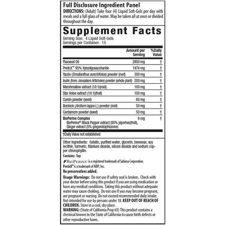 Irwin Naturals Healthy Tract Prebiotic Intestinal Health - 60 Ct W/ Pill Case