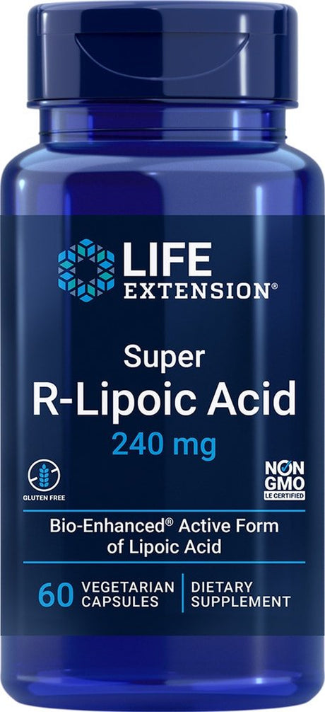 Life Extension Super R-Lipoic Acid -- 240 Mg - 60 Vegetarian Capsules