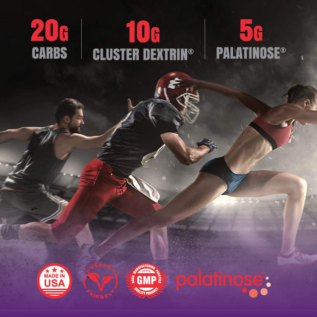 Granite® Intra-Carb Advanced Carb Supplement (Strawberry Lemonade) | 20G Carbs + 10G Cluster Dextrin® + 5G Palatinose® | Train Longer W/No Crash | Soy Free + Gluten Free + Vegan | Made in USA