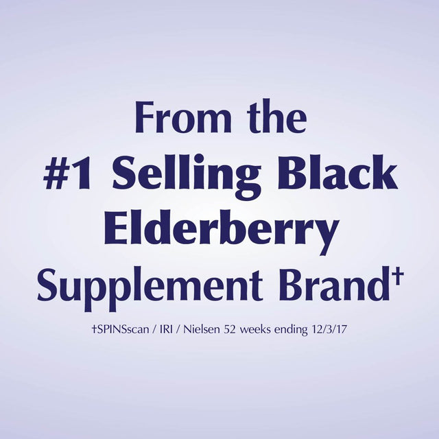 Nature'S Way Original Sambucus Elderberry Lozenges, Herbal Supplements with Vitamin C, Gluten Free, Vegetarian, 30 Count