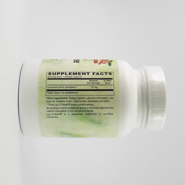 Holly Hill Health Foods, Lycopene, 60 Softgels